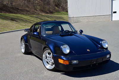 1994 Porsche 911 3.6 Turbo ( 964 ) in Midnight Blue Metallic with Savanah Beige 1994 Porsche 911 2dr Coupe Turbo