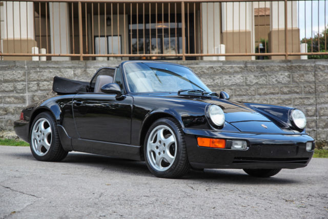 1994 Porsche 911 964 C2 Cabriolet 5-Speed Black/Gray $9k in Recent Service...WOW 1994 Porsche 911 964 C2 Cab 5-Speed