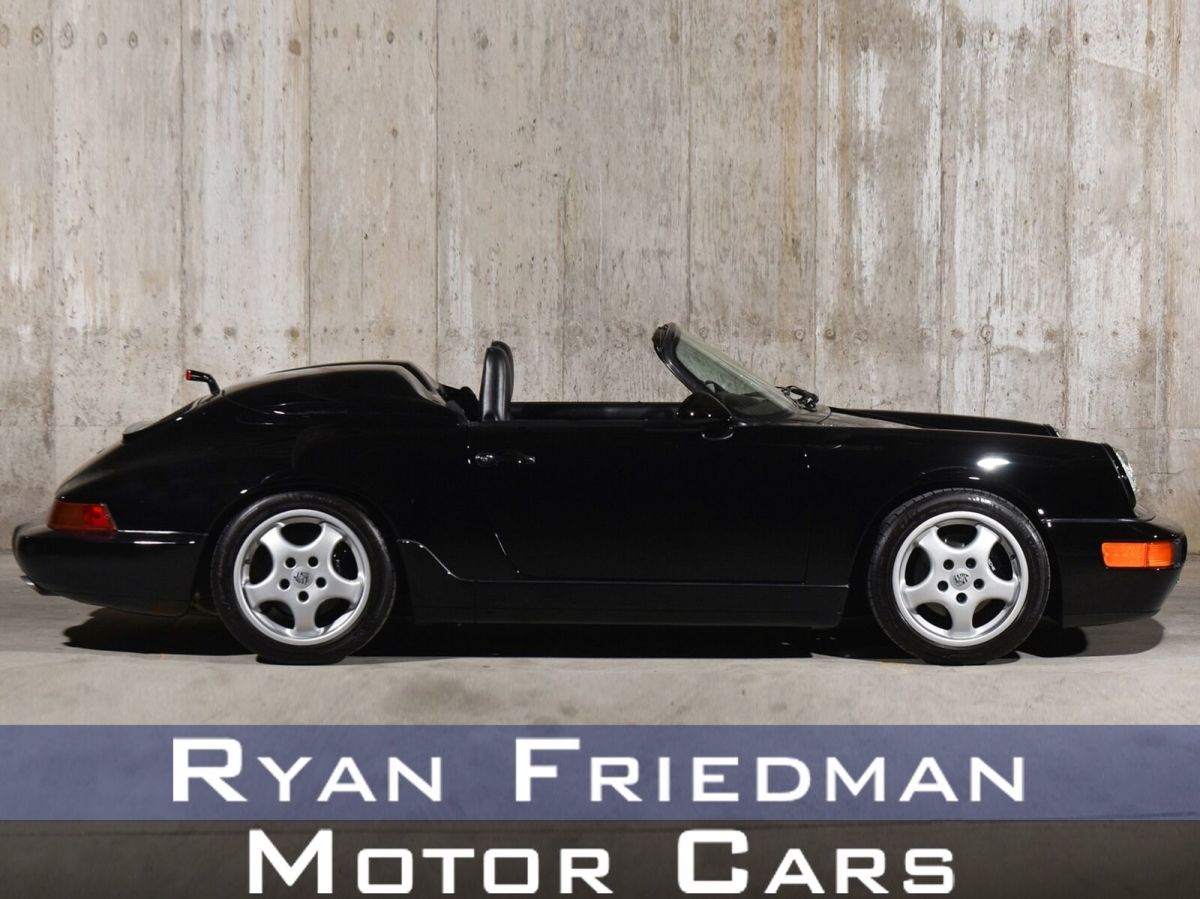1994 Porsche 911 Carrera Speedster 11052 Miles Black Convertible H6 3.6L Manual 1994 Porsche 911 Carrera Speedster