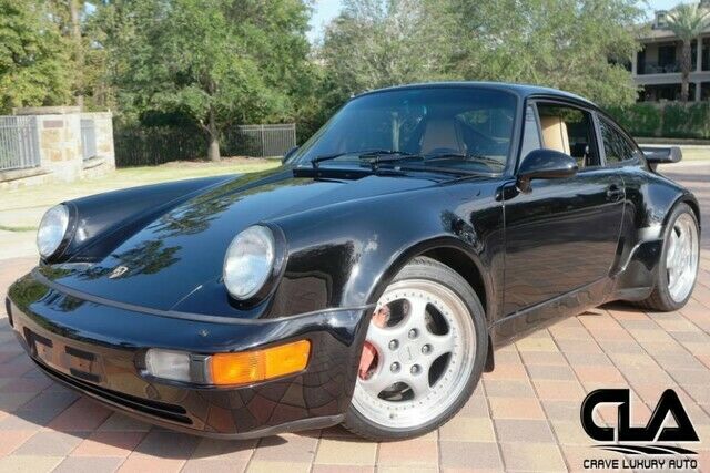 1994 Porsche 911 Turbo Coupe 3.6L Flat 6-Cyl Engine Manual Black 1994 Porsche 911 --