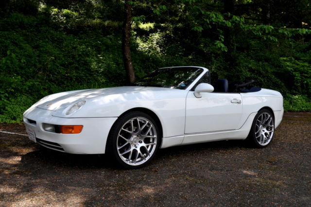 1994 Porsche 968 Cabriolet 6-Speed Grand Prix White 1994 Porsche 968