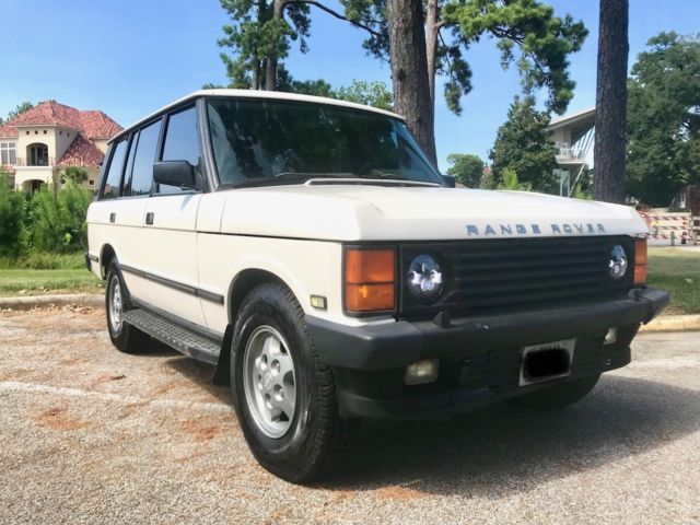 1994 Range Rover Classic Country LWB in Aspen white with Sorrell leather! NR! 1994 Land Rover Range Rover Country LWB