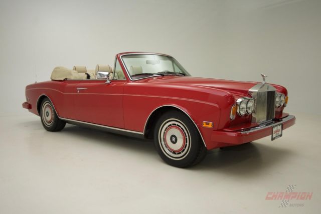 1994 Rolls Royce Corniche 41,527 Miles Red Automatic 1994 Rolls-Royce Corniche --