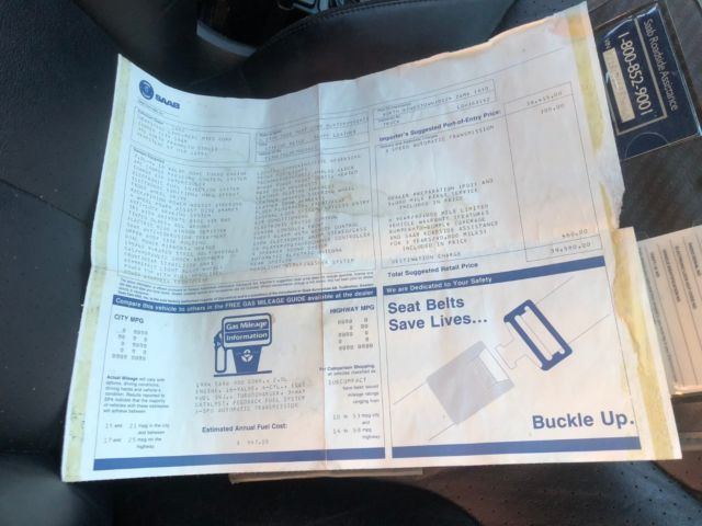 1994 Saab 900 2 Door Hatchback - photo 12