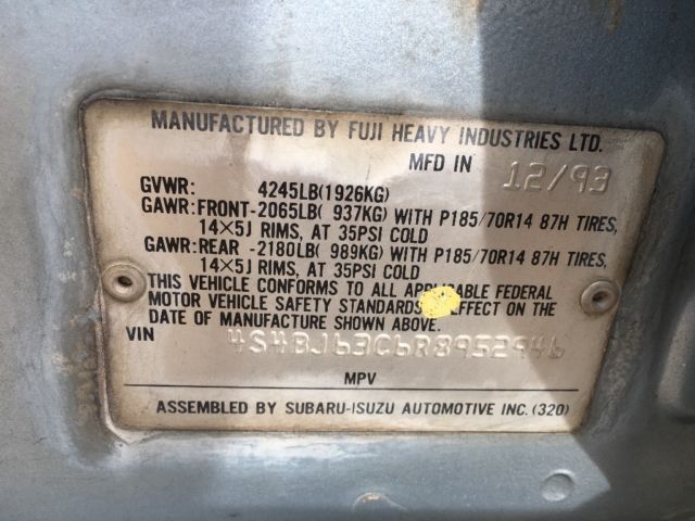 1994 Subaru Legacy - photo 4