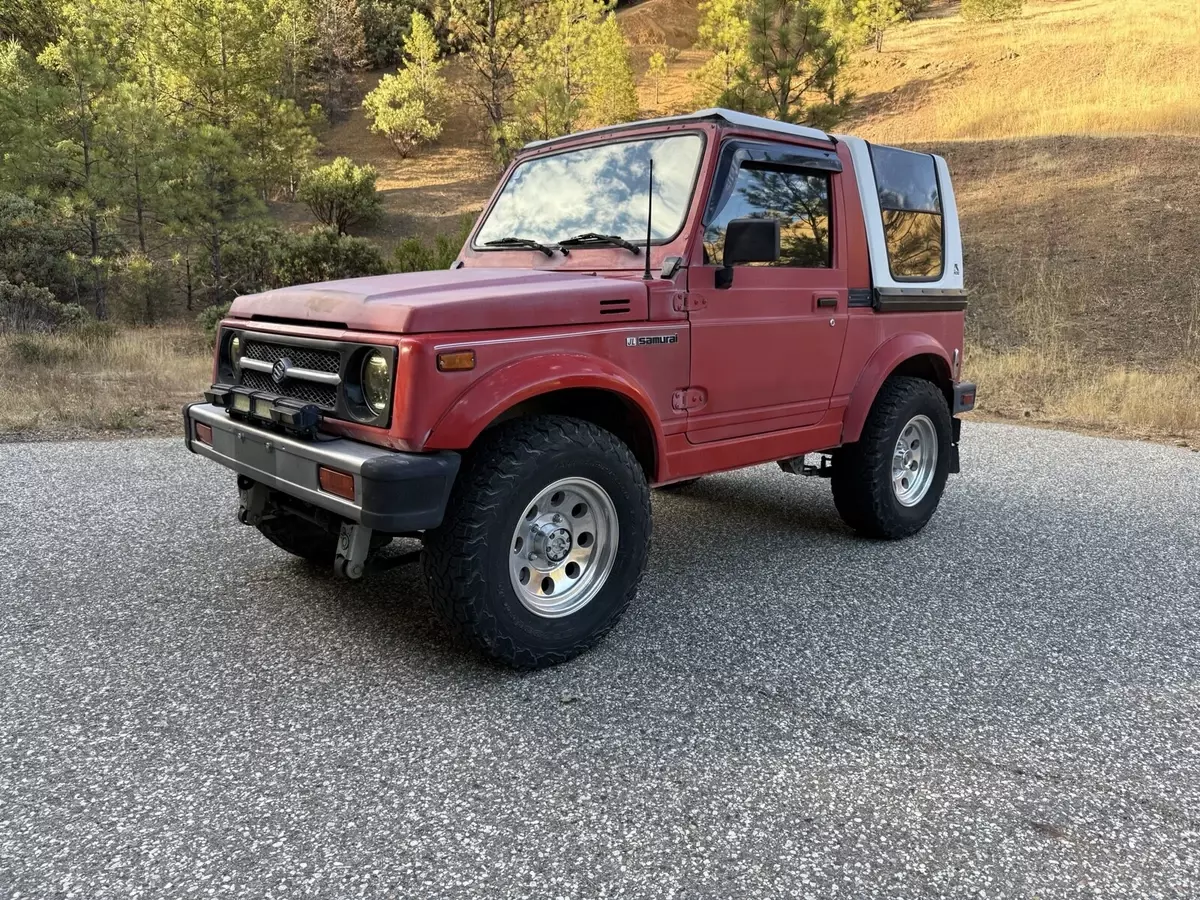 1994 Suzuki Samurai SUV Red JL 1994 Suzuki Samurai JL