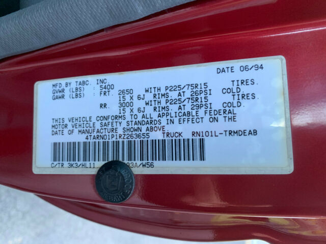 1994 Toyota T100 4X4 - photo 12