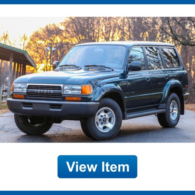 1994 Toyota Land Cruiser 1 OWNER 4WD 3rd Row Seat SUV Low 130K mi FJ80! 1994 Toyota Land Cruiser Base Sport Utility 4-Door