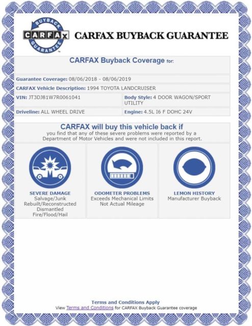 1994 Toyota Land Cruiser FJ80 4WD 4x4 Serviced 3rd Row seat CARFAX - photo 13