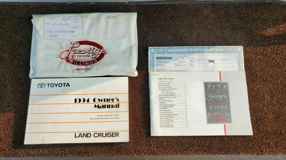 1994 Toyota Land Cruiser Fzj80 - photo 12