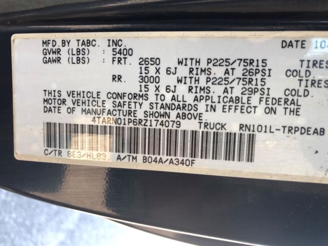 1994 Toyota Tacoma BASE - photo 13