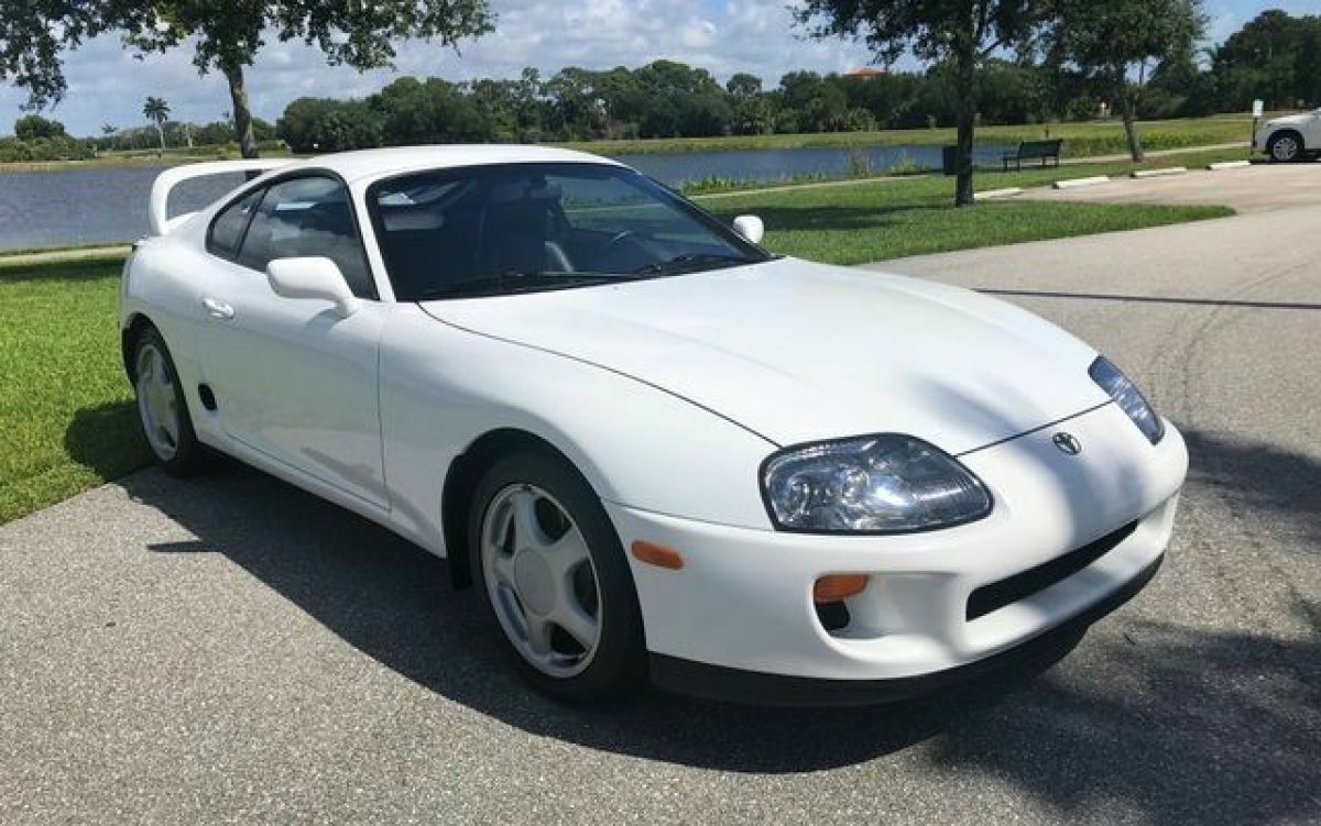 1994 Toyota Supra Turbo Liftback Hatchback 2D 10100 Miles White 1994 Toyota Supra Turbo Liftback Hatchback 2D