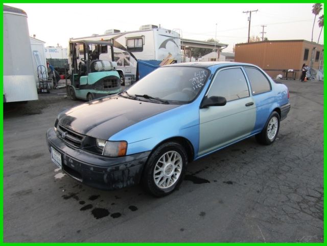 1994 Toyota Tercel Standard Used 1.5L I4 12V Manual Coupe NO RESERVE 1994 Toyota Tercel Standard