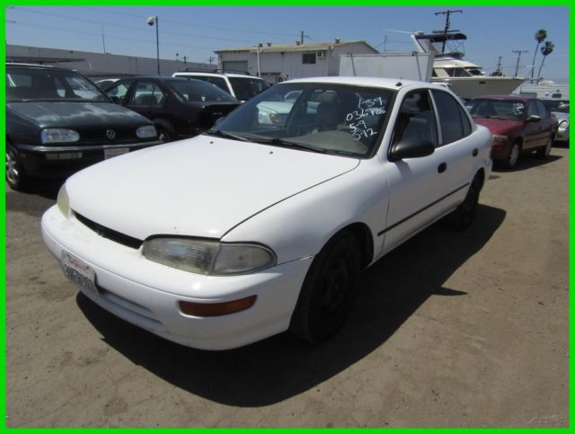 1995 Geo Prizm Used 1.6L I4 16V Manual Sedan No Reserve 1995 Geo Prizm