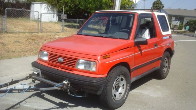 1995 Geo Tracker 4x4 Roadmaster RV towed behind 1995 Geo Other