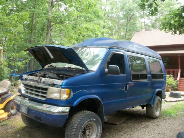 1999 Ford E150 Full Size Van and 1993 E350 4x4 ujointoffroad 4wd travel camper 1994 Ford Econoline E350