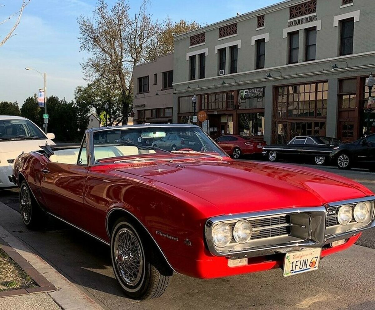 1FUN 1967 PONTIAC FIREBIRD CONVERTIBLE NEWLY RESTORED! RED ON WHITE V8 ALL NEW! 1967 Pontiac Firebird