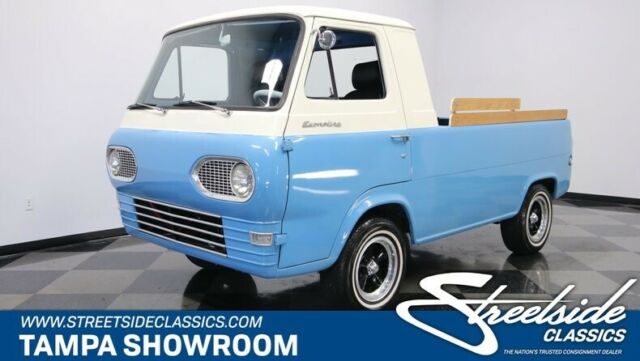 1ST YEAR E-SERIES INLINE 6 3 ON THE TREE ORIGINAL COLOR SCHEME 15" WHEELS 1961 Ford E-Series Van E100