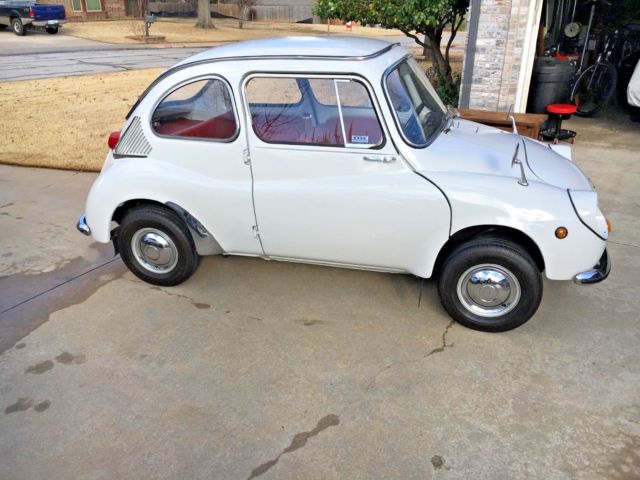 1st.year 360s' sold in the US, one of just a few 68 models that have survived. 1968 Subaru 360
