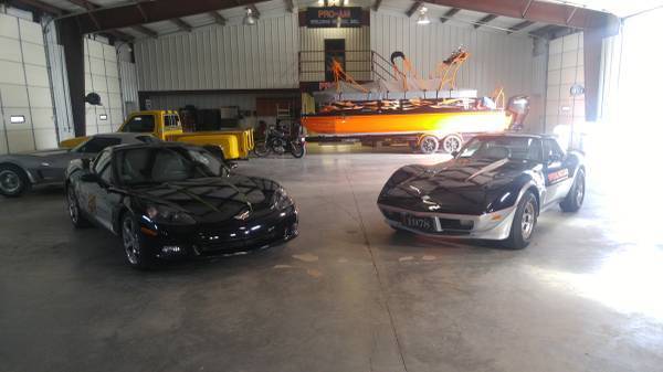 2- Corvette pacecars- 1st and 10th, 1978 & 2008 MATCHING set 1978 Chevrolet Corvette set of 2
