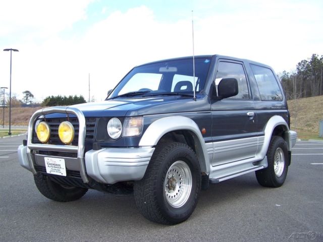 2 DOOR AUTO AC 4WD RIGHT HAND DRIVE RHD COM 2 TOYOTA FJ LAND CRUISER FJ 40 60 62 1991 Mitsubishi Montero 1-OWNER 67K PAJERO MMC TURBO DIESEL OE PAINT 4X4 WAGON