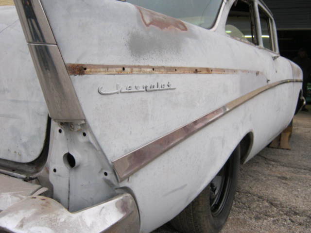 1957 Chevrolet Bel Air/150/210 BLACK WIDOW!! FULIE !! GASSER !! 2 DR 210 - photo 9