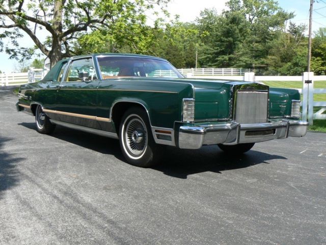 2-door Town Coupe with less than 1,000 miles since restoration (one owner car) 1978 Lincoln Continental Town Coupe