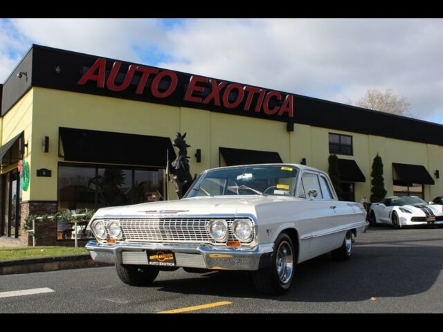 2 DR SDN 454CI V8 Automatic Chevrolet Ermine White 1963 Chevrolet Bel Air/150/210 2 DR SDN