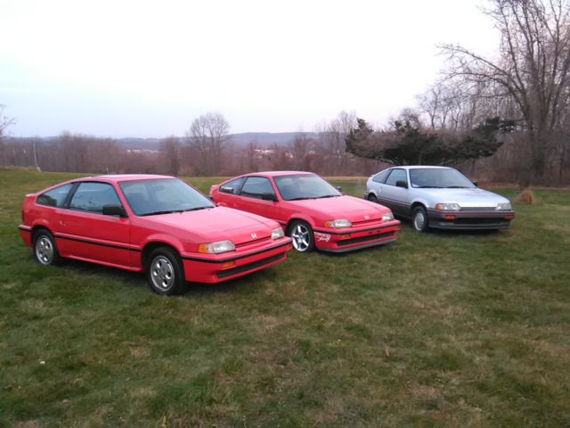 2 Exceptional 1st Gen CRX's - Red 87 Si OR Gray 87 HF - Both Top Quality Cars 1987 Honda CRX Si or HF