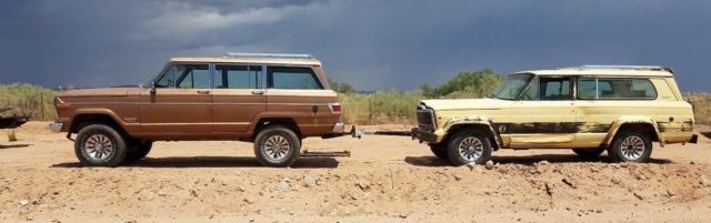 2 FSJ Jeeps! 1979 Wagoneer &1979 Cherokee. No Reserve, No Rust, Clean Title 1979 Jeep Wagoneer