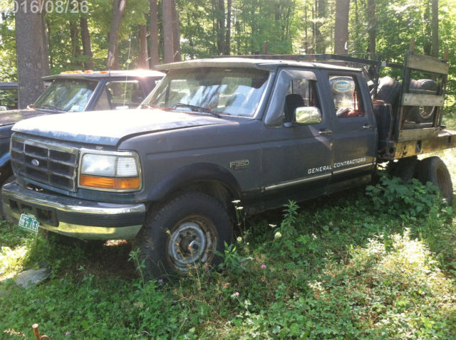 2 IDENTICAL 1993 Ford F350 XLT Crew Cabs Dually 4x4(6x6) IH 7.3 Diesel, 5sp O/D 1993 Ford F-350 XLT