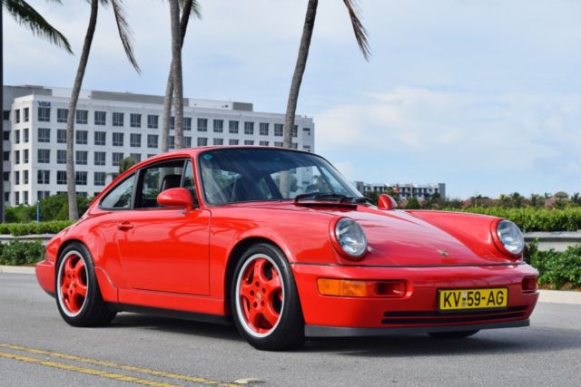 2 Owner | 52k Miles | New motor - receipts for over $17,000 | G50 | Big Reds 1991 Porsche 911 Carrera 2 964 RS