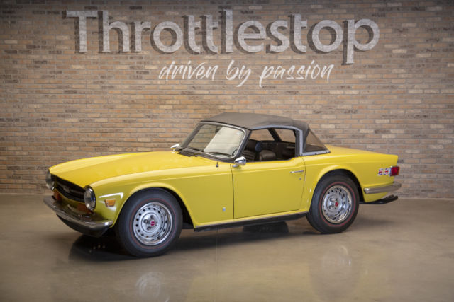 2 Owner Classic British Sports Car 1974 Triumph TR-6 TR-6