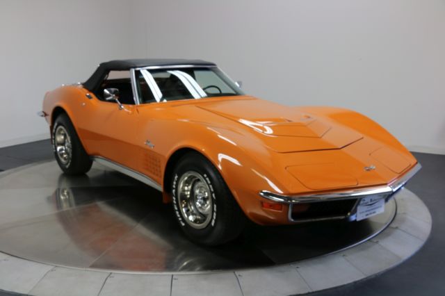 2 Tops! - #'s matching 350 L48 - 4 Speed - Rare color - Excellent quality car! 1972 Chevrolet Corvette