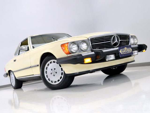2 tops, well-maintained, service records, great colors, 1988 Mercedes-Benz 500-Series 2dr Roadster