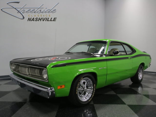 2 YR OLD ROTISSERIE RESTORATION, 340CI W/ KEITH BLACK PISTONS, AUTOMETER GAUGES 1970 Plymouth Duster