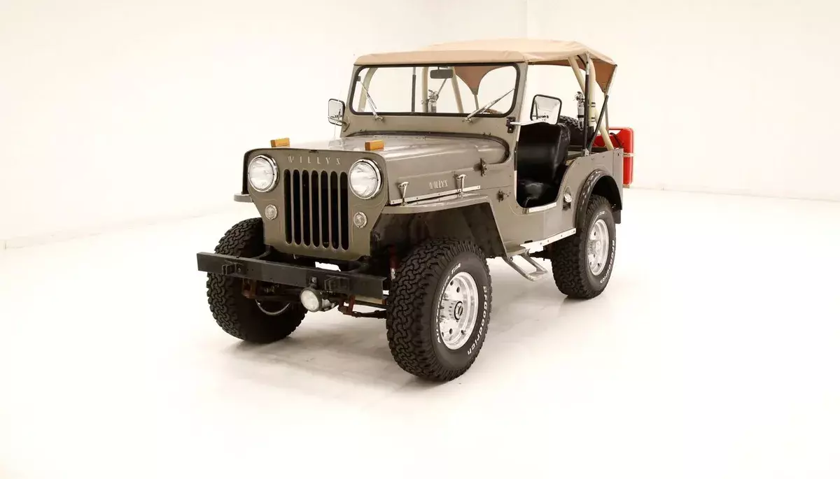 2.0 Liter 4 Cyl/Rebuilt Steering/Dana Axles/BW 3-Speed 1953 Willys CJ3B