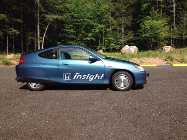 2000 Honda Insight Oxygen Blue / Aquamarine Blue Metallic 5 Speed Manual 1980 Honda Insight