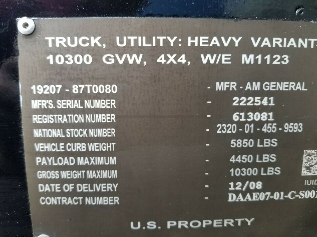 1980 Hummer H1 - photo 8