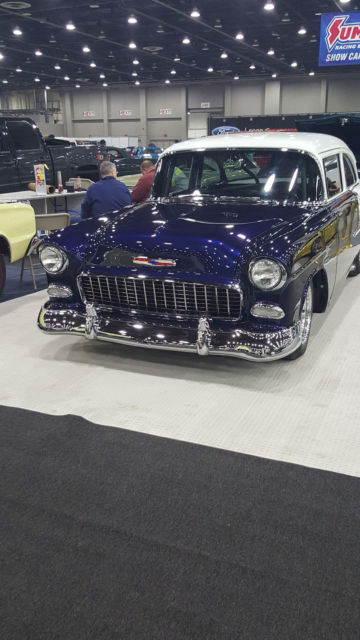 2017 Detroit Autorama 1st place class win, ZZ427, NEW 1955 Chevrolet Bel Air/150/210 210