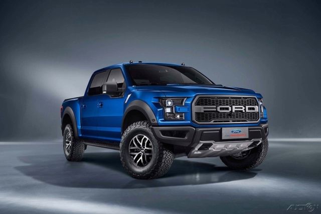 1980 Ford F-150 2017 Ford F-150 Raptor Crew Cab Lightning Blue 17 - photo 3