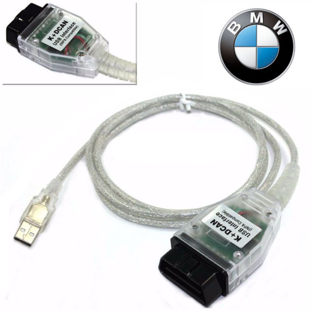 BMW INPA K+DCAN USB Interface OBD2 OBDII 16 Pin Car Diagnostic Tool Cable