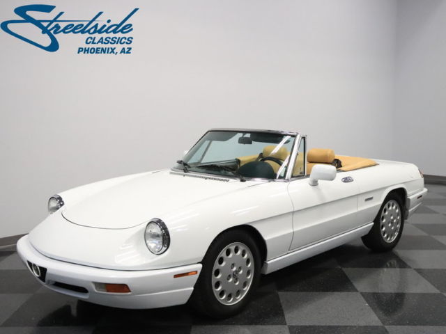 2.0L FUEL INJECTED, DISC BRAKS, PS, COLD A/C, CLEAN HISTORY, ONLY 49K ACTUAL KM! 1991 Alfa Romeo Spider Veloce Convertible 2-Door