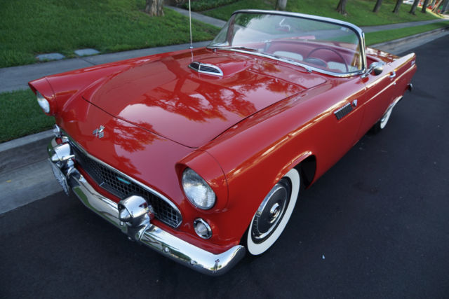 21350 Miles 292 4 BBL V8 AutomaticConvertible 1955 Ford Thunderbird V8 Convertible --