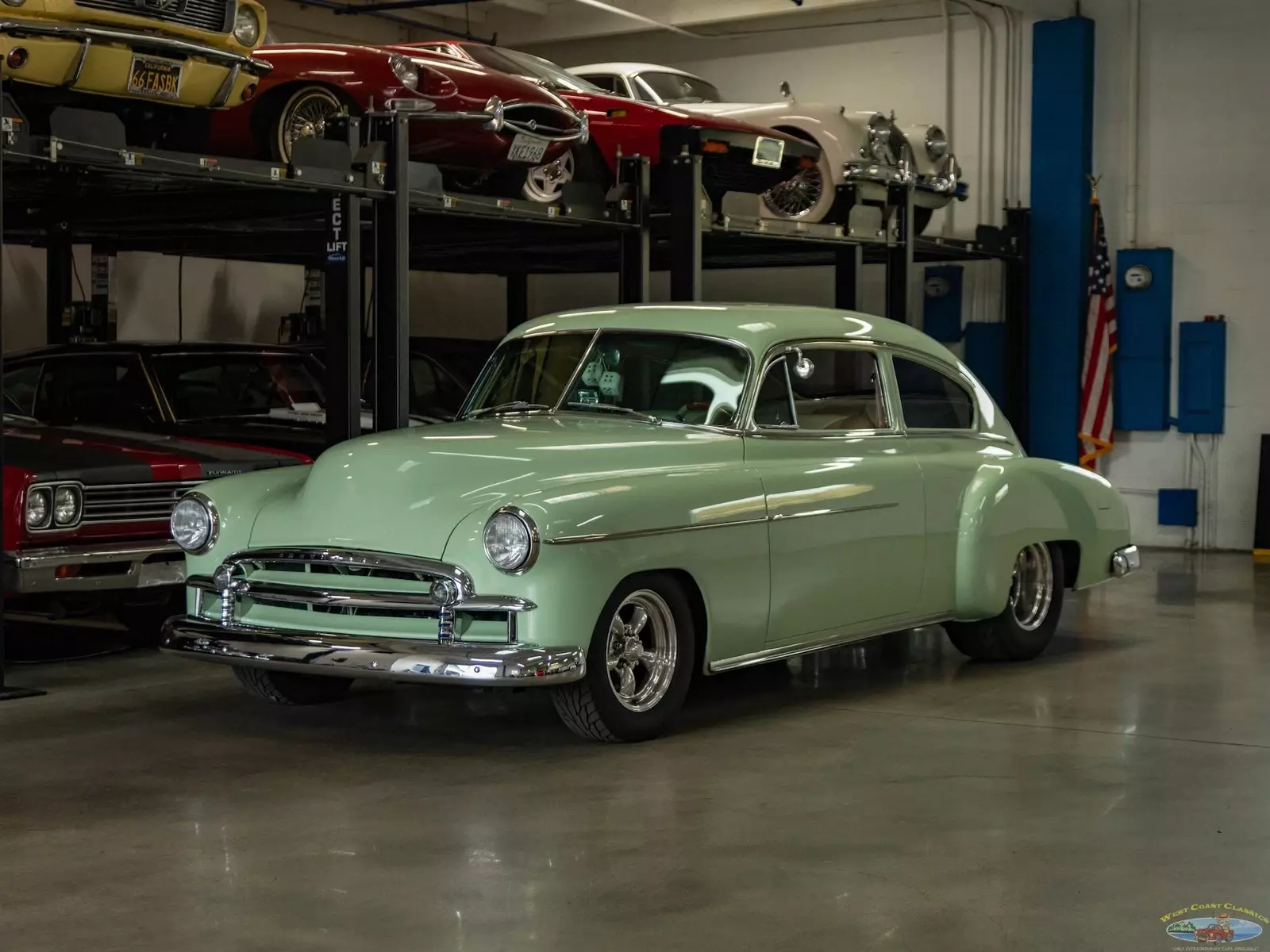2136 Miles V8 Automatic2 Door Sedan 1950 Chevrolet Special Fleetline 2 Door Sedan Custom