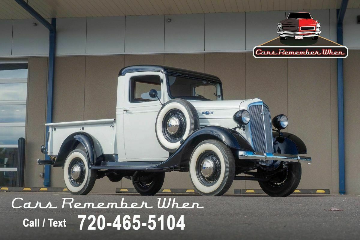 216 CID I6 3-speed manual Gray 1936 Chevrolet Other Pickups Beautifully Restored