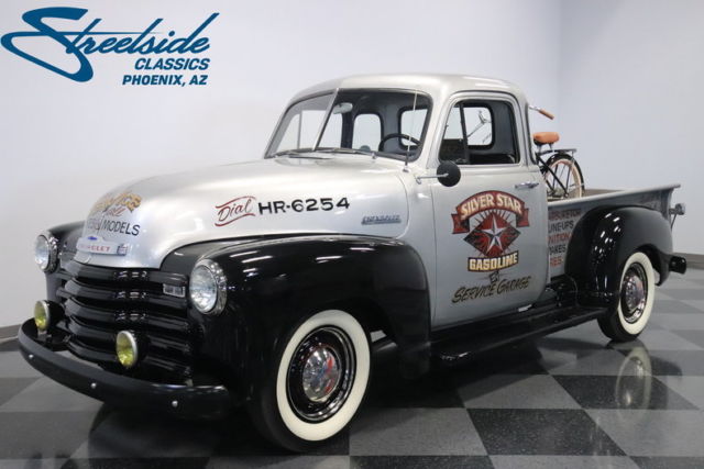 216 INLINE 6, 3 SPD MANUAL, NSTALGIC ADVRTSMNT TRUCK, COLOMBIA BICYCLE INCLUDED! 1952 Chevrolet 3100 5 Window