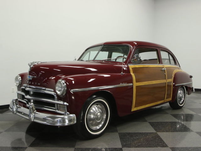 218 CI INLINE 6, RARE SLOPE BACK, NICE CAR, CUSTOM LOOK, SOLID CAR, RUNS GREAT! 1950 Plymouth Deluxe Slope Back