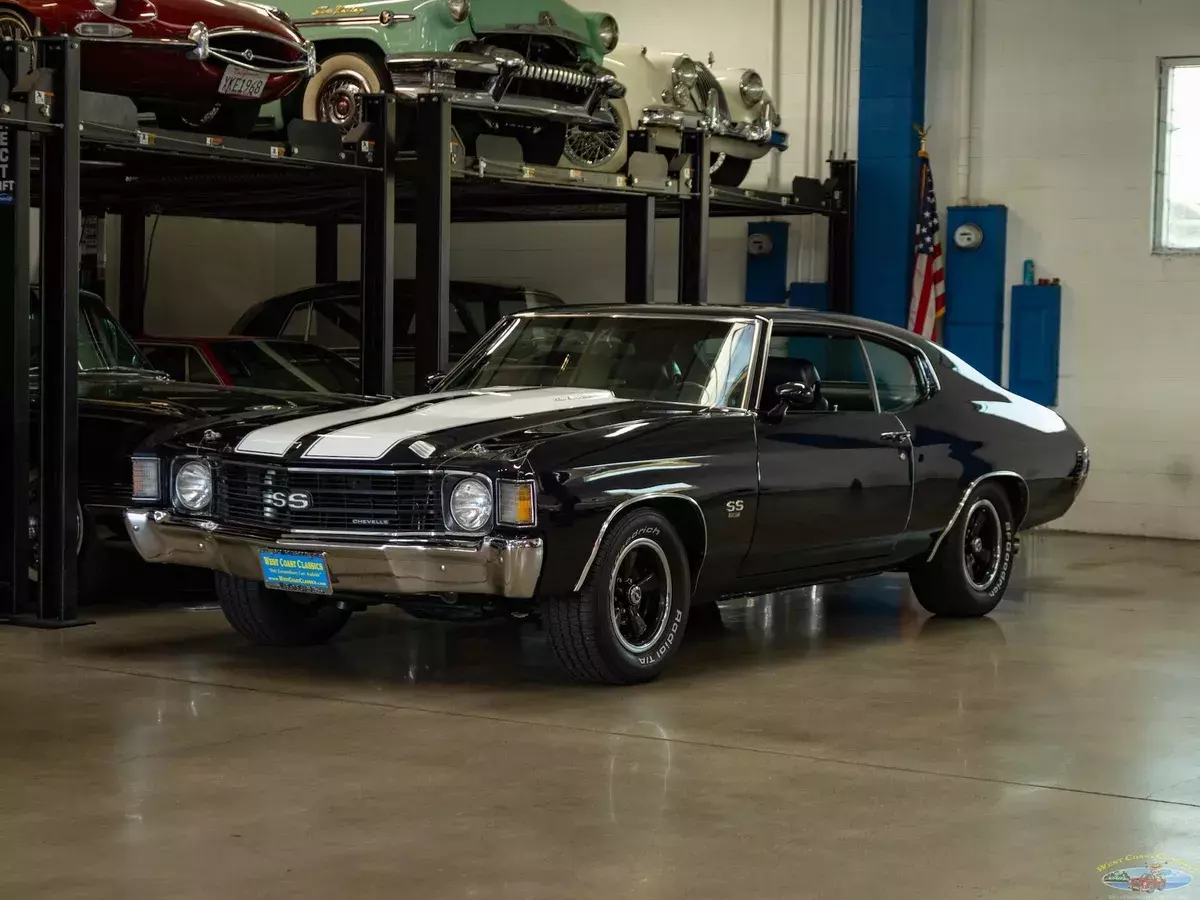 220 Miles GM crate 502 c.i. 510HP 5 spd manual2 Door Hardtop 1972 Chevrolet Chevelle SS Custom 502c.i. V8 5 spd