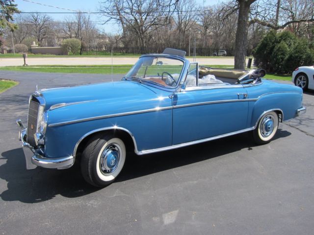 22,000 original miles 1957 MB 220 S survivor 1957 Mercedes-Benz 200-Series Cabriolet